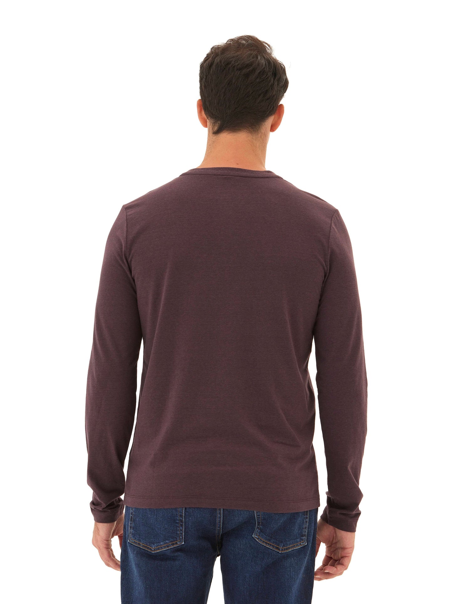 Austin Triblend 2 Button Long Sleeve Henley