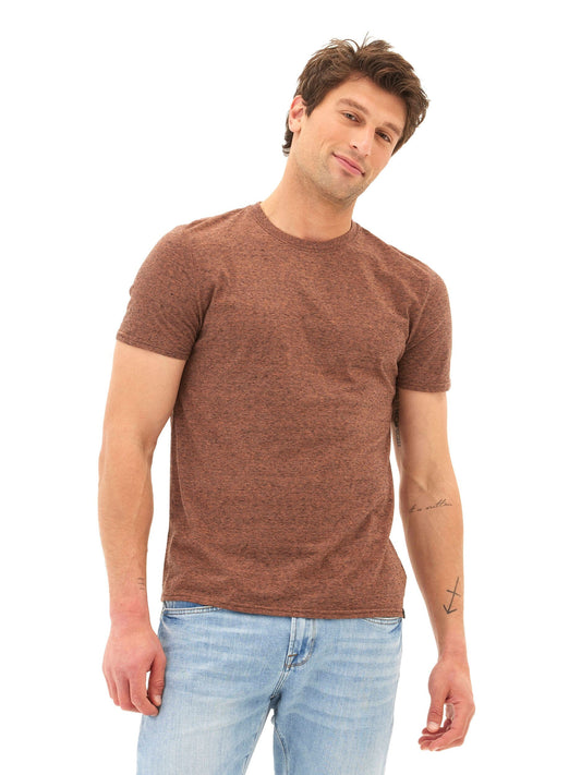 Black Fleck Triblend Crew