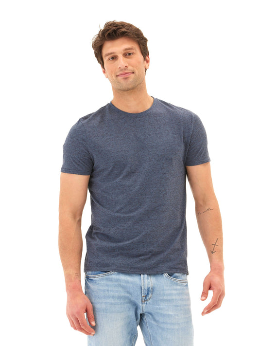 Black Fleck Triblend Crew