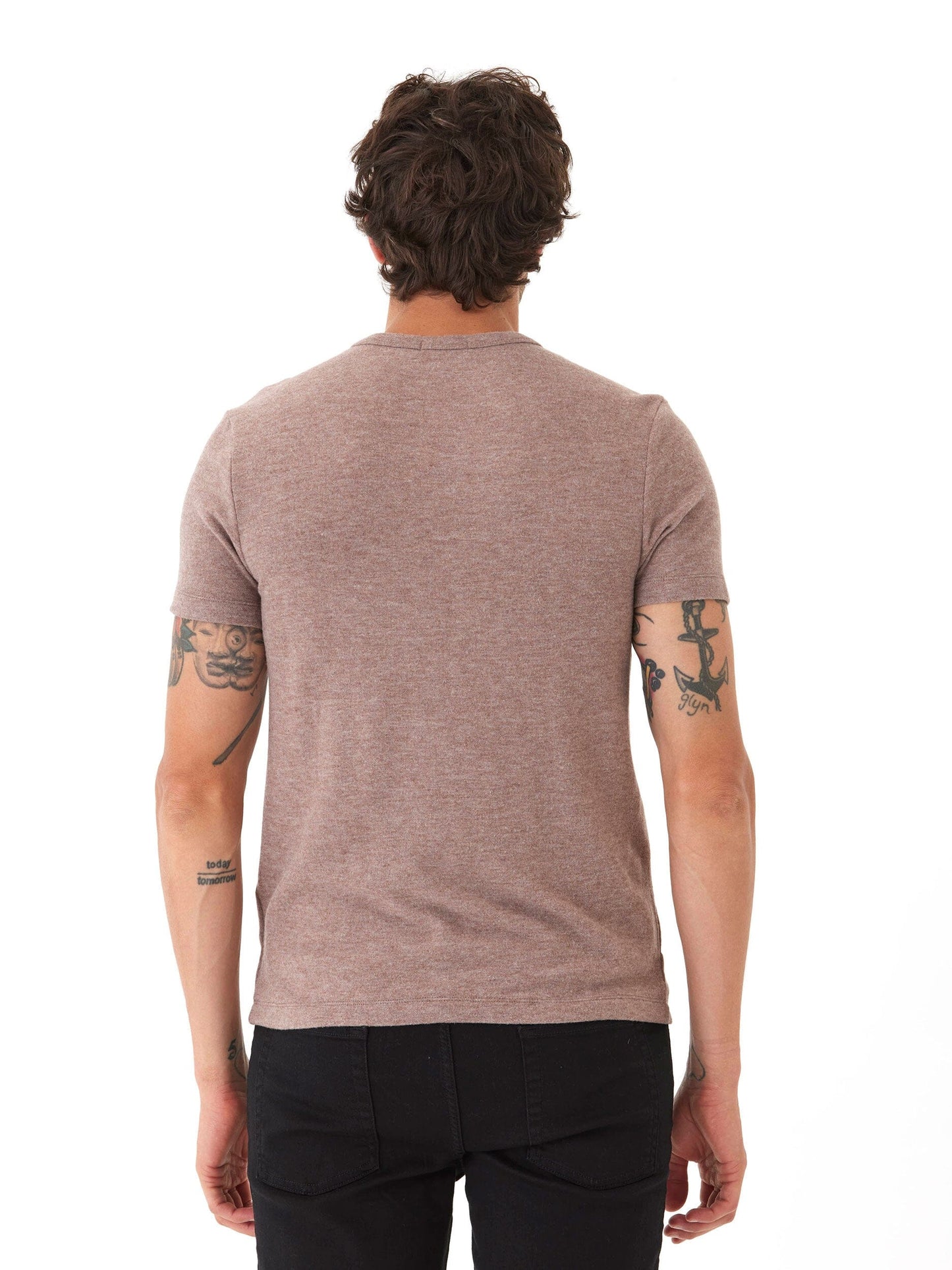 Gil Sweater Knit Short Sleeve Tee