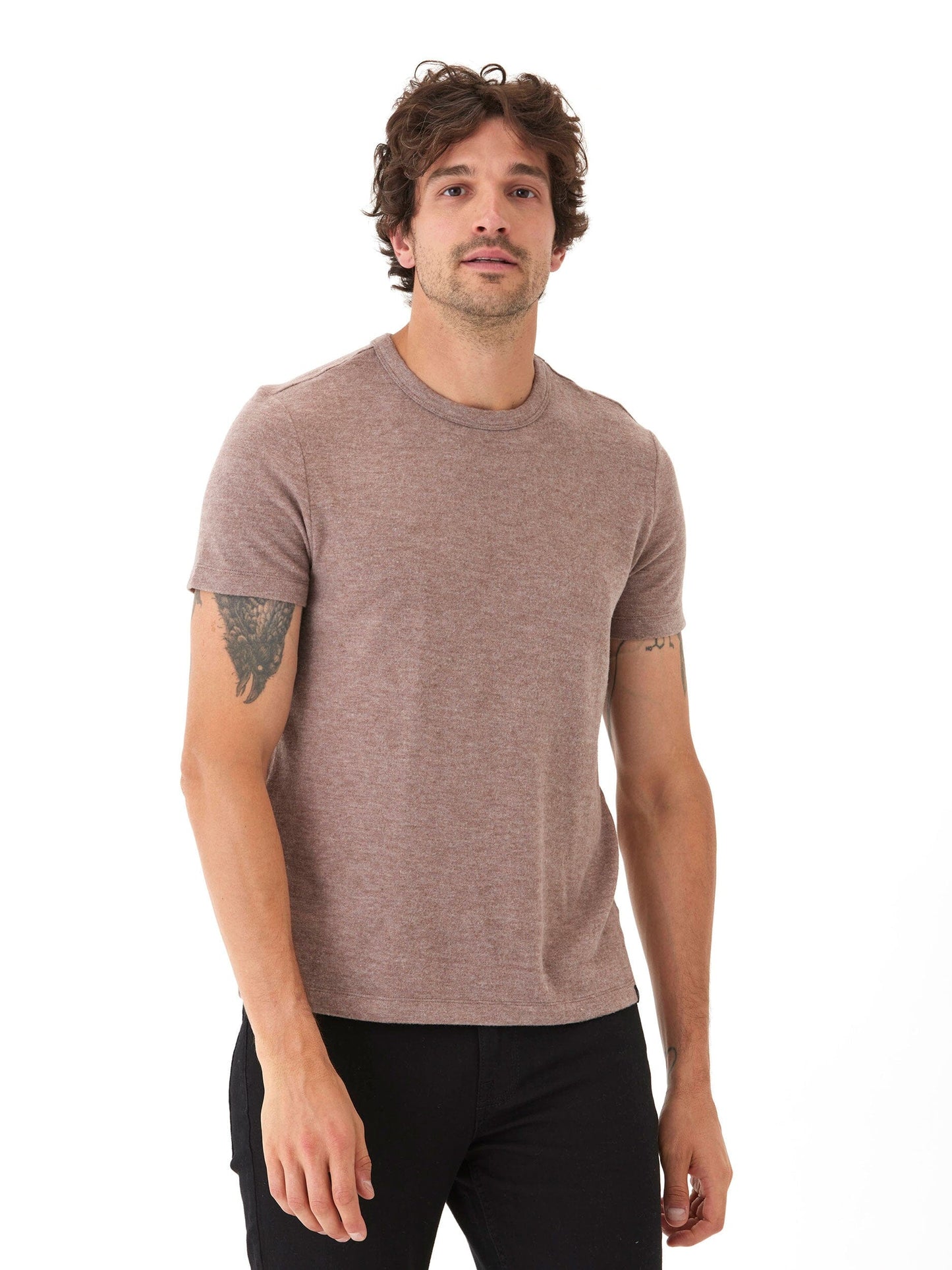 Gil Sweater Knit Short Sleeve Tee