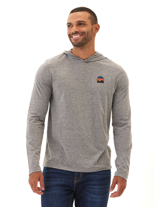 Triblend Embroidery Hoodie Tee