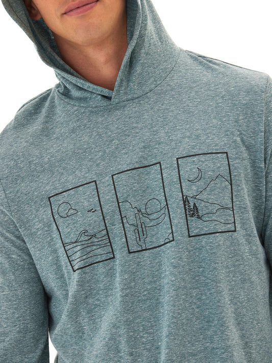 Triblend Jersey Graphic T-Shirt Hoodie
