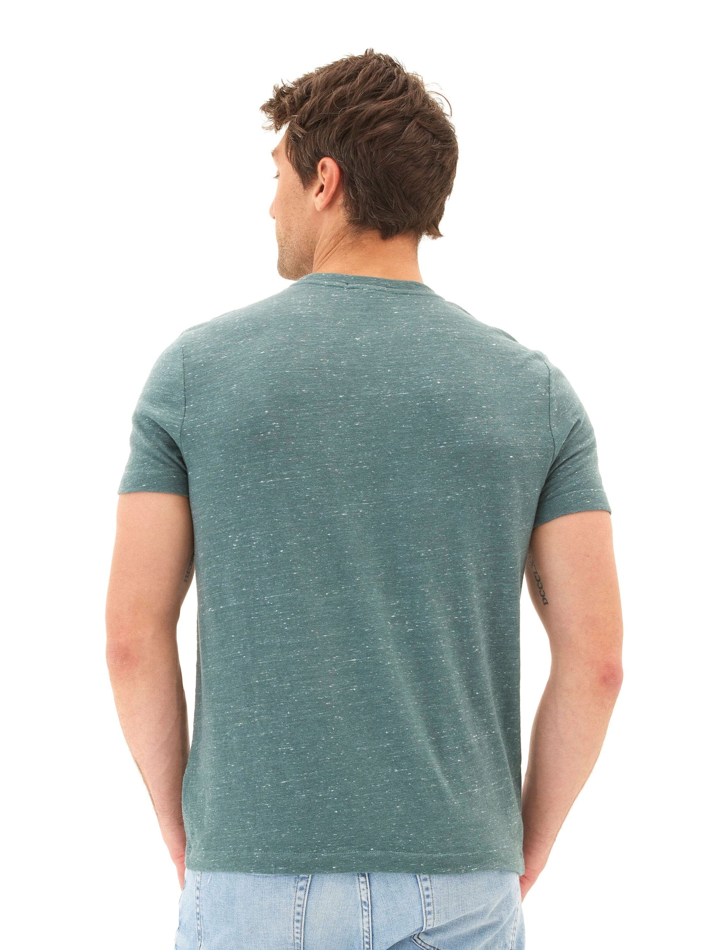 Soloman Slub Linen Short Sleeve Crew Tee