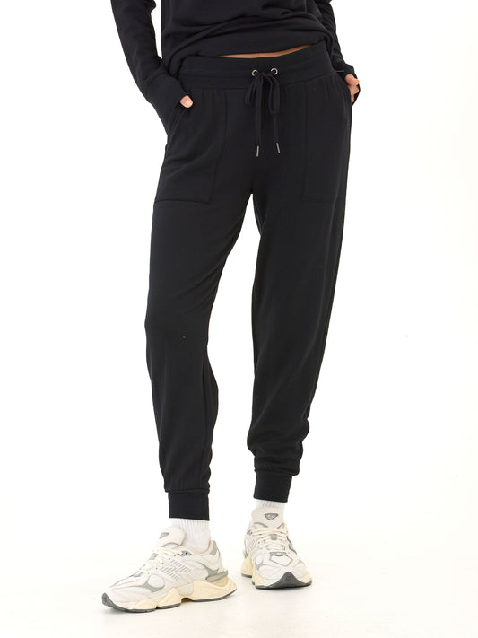 Liara Feather Fleece Pocket Jogger