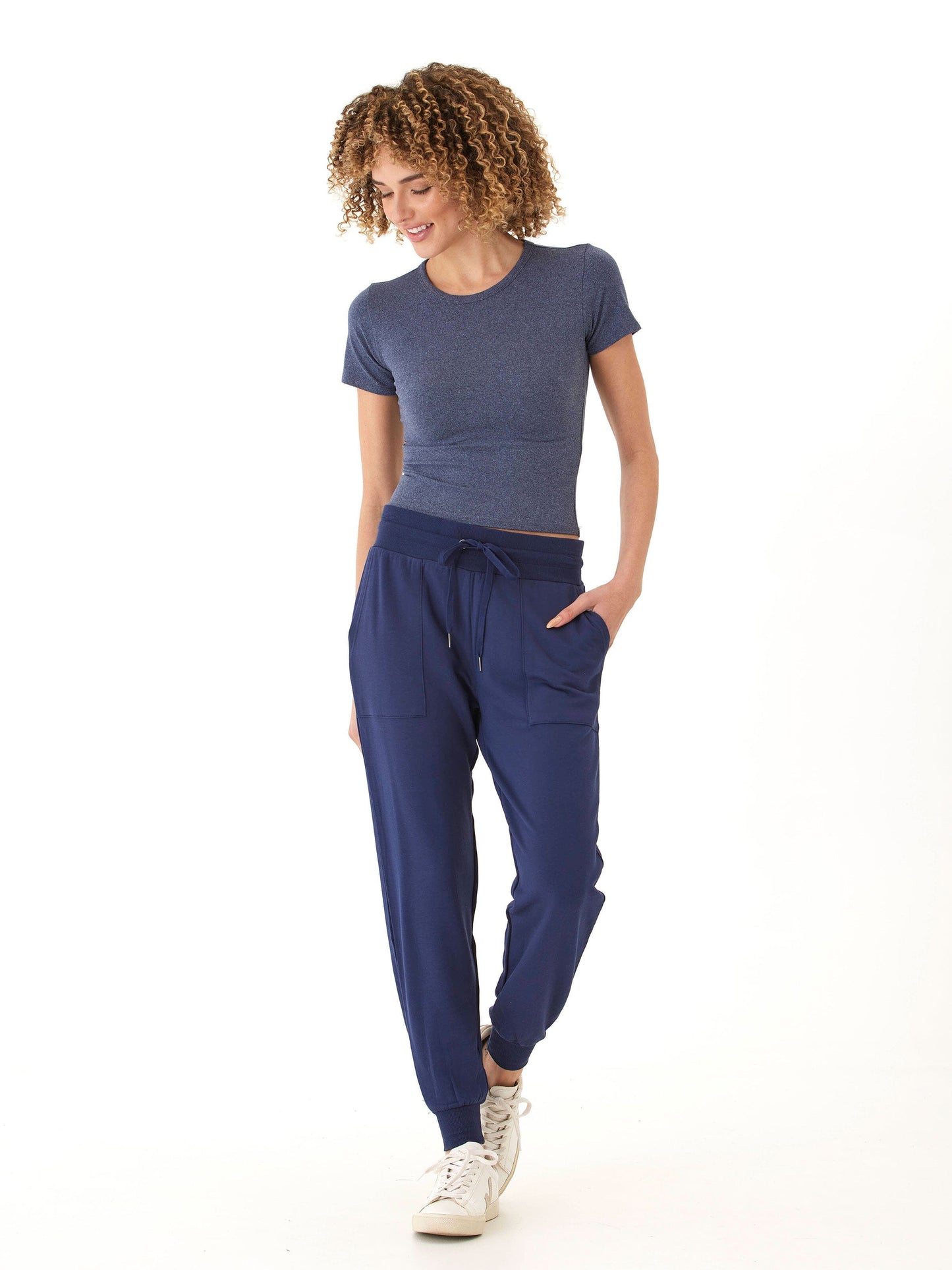 Liara Feather Fleece Pocket Jogger