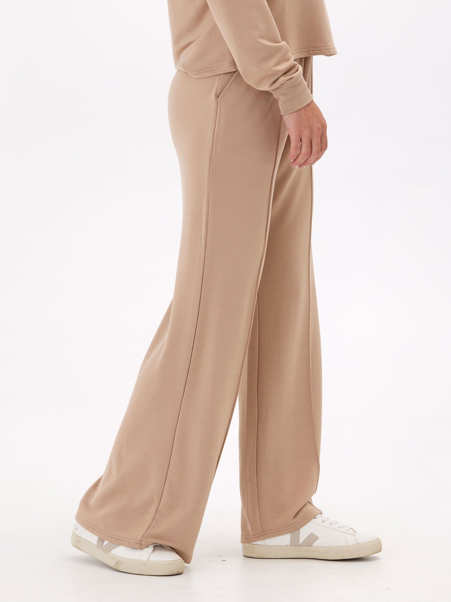 Angela Modal Terry Wide Leg Pant