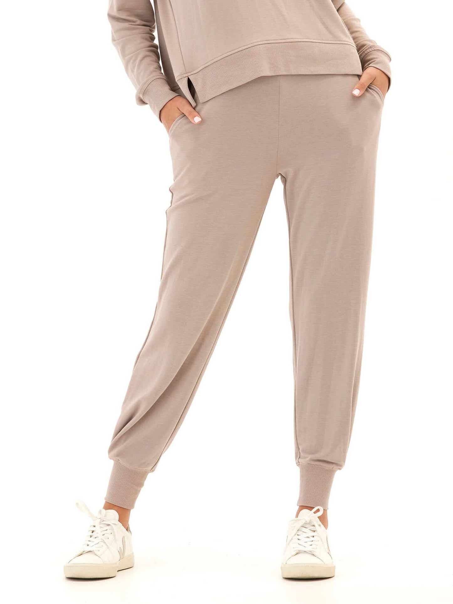 Zarina Modal Terry Tulip-Hem Jogger