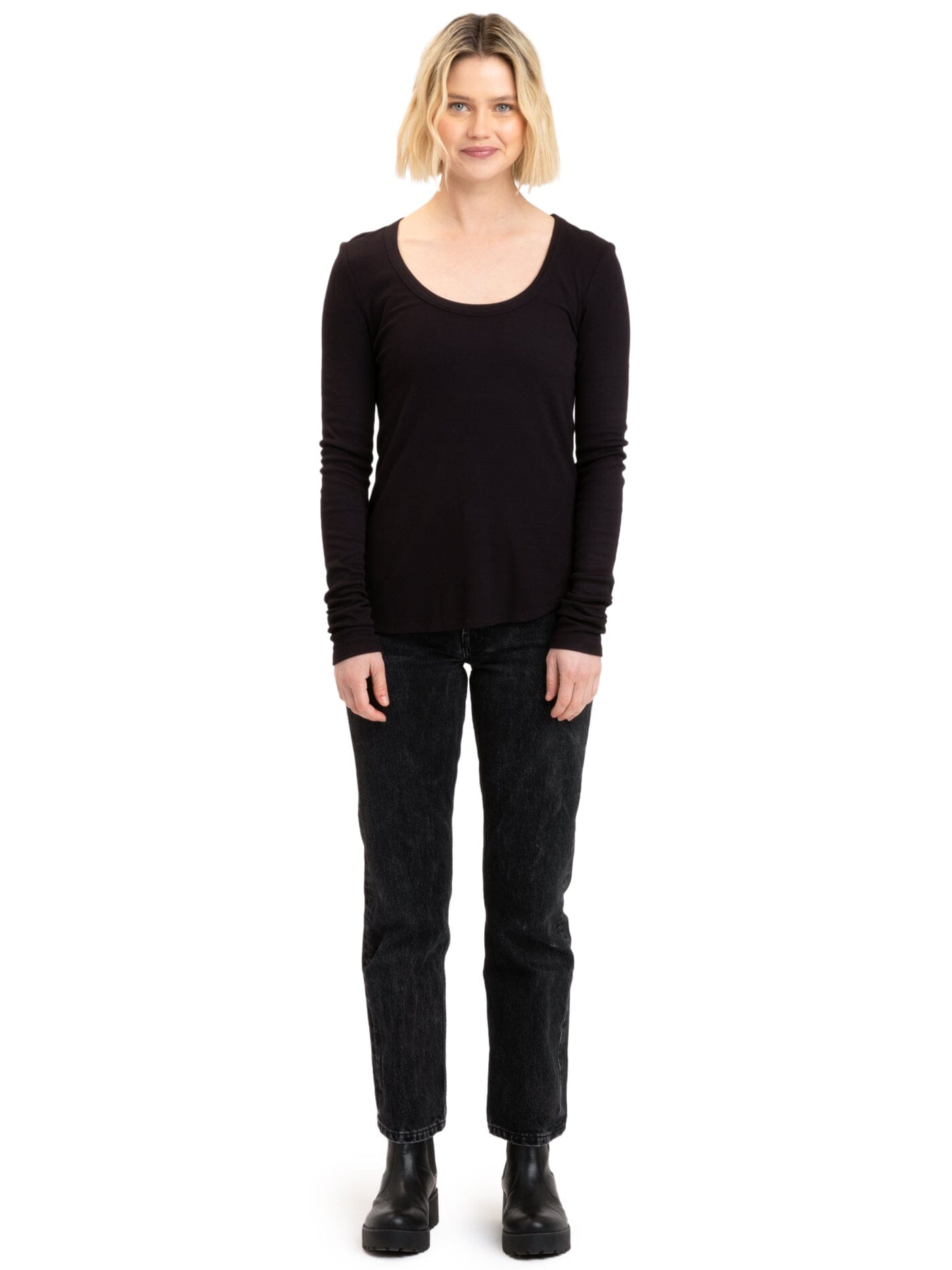 Tessa Feather Rib Long Sleeve