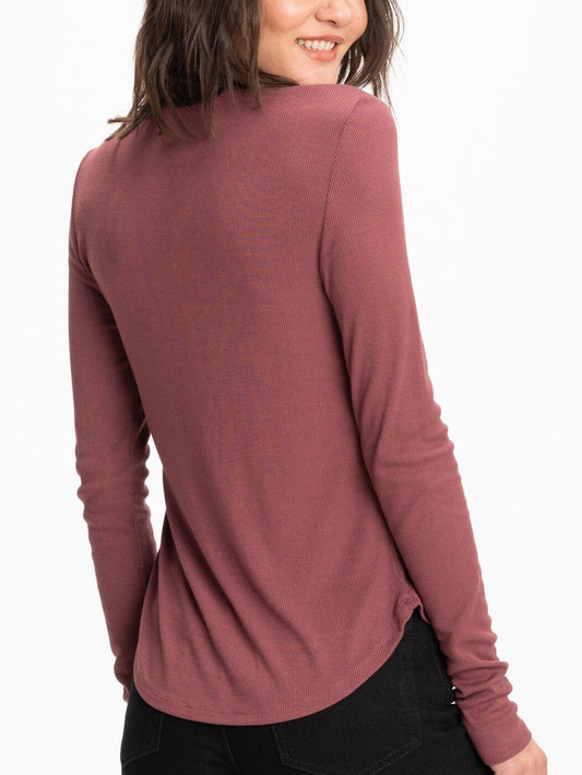 Tessa Feather Rib Long Sleeve