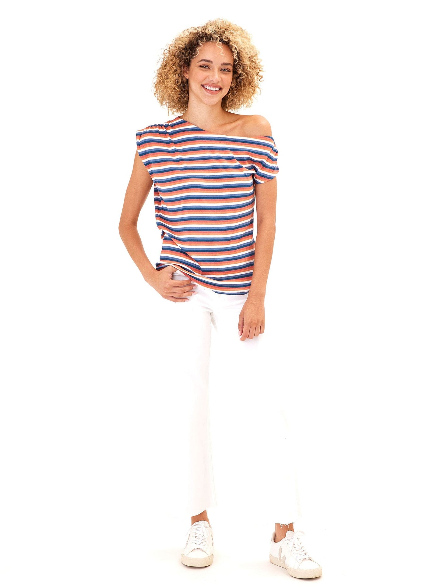 Leoni Feather Rib Short Sleeve