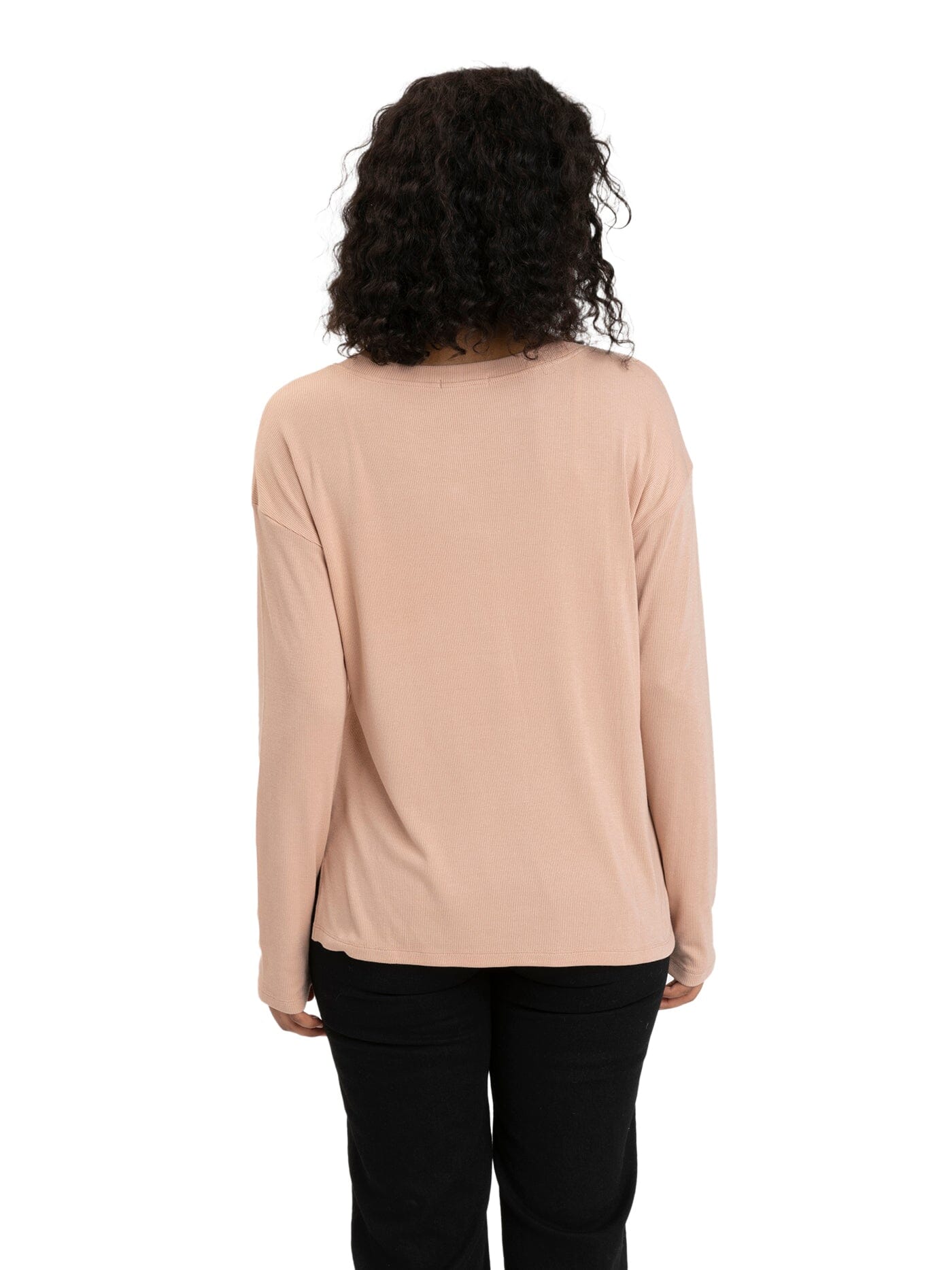 Ulla Feather Rib Long Sleeve Henley