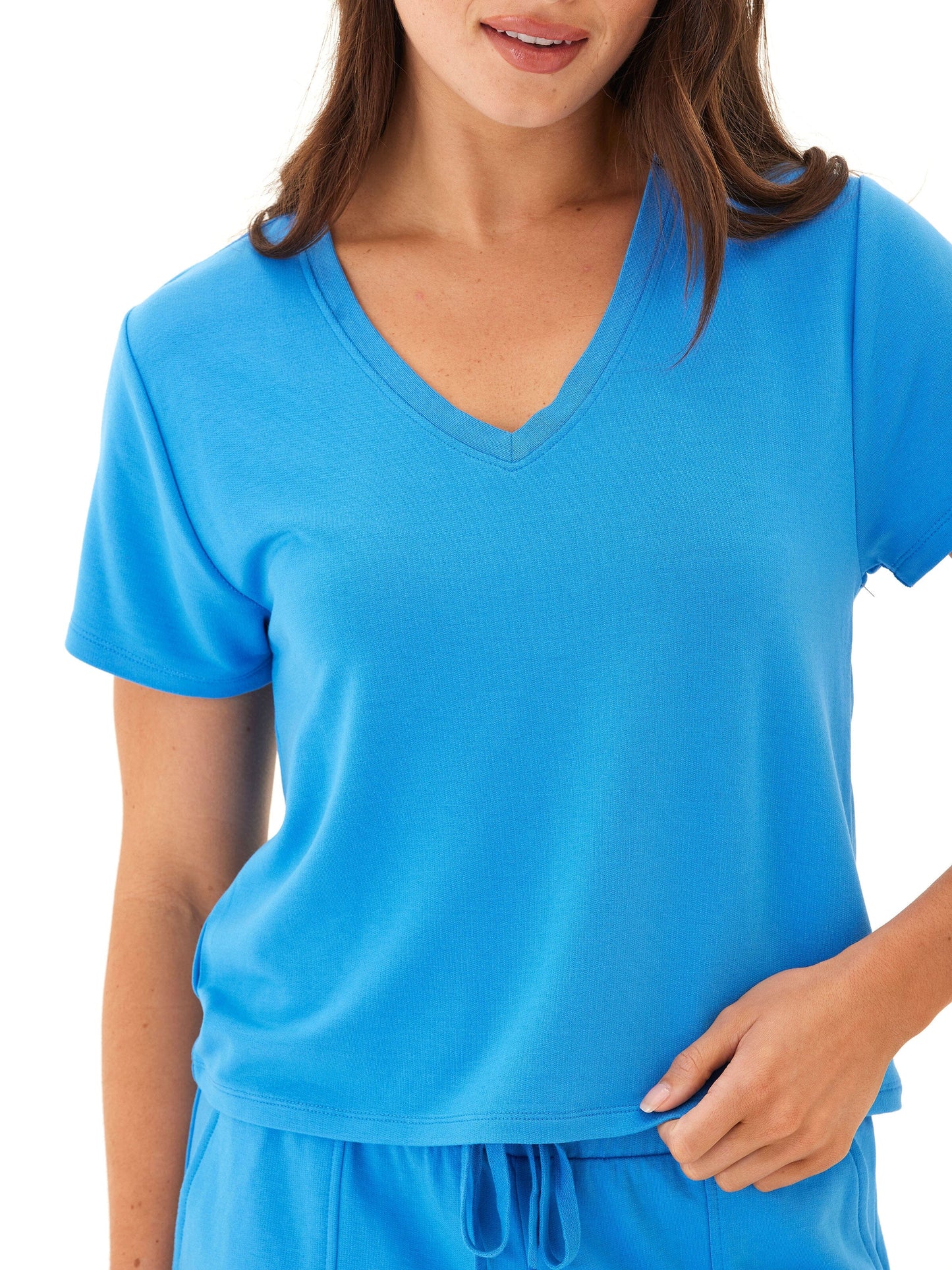 Bettine Modal Terry V-Neck Tee