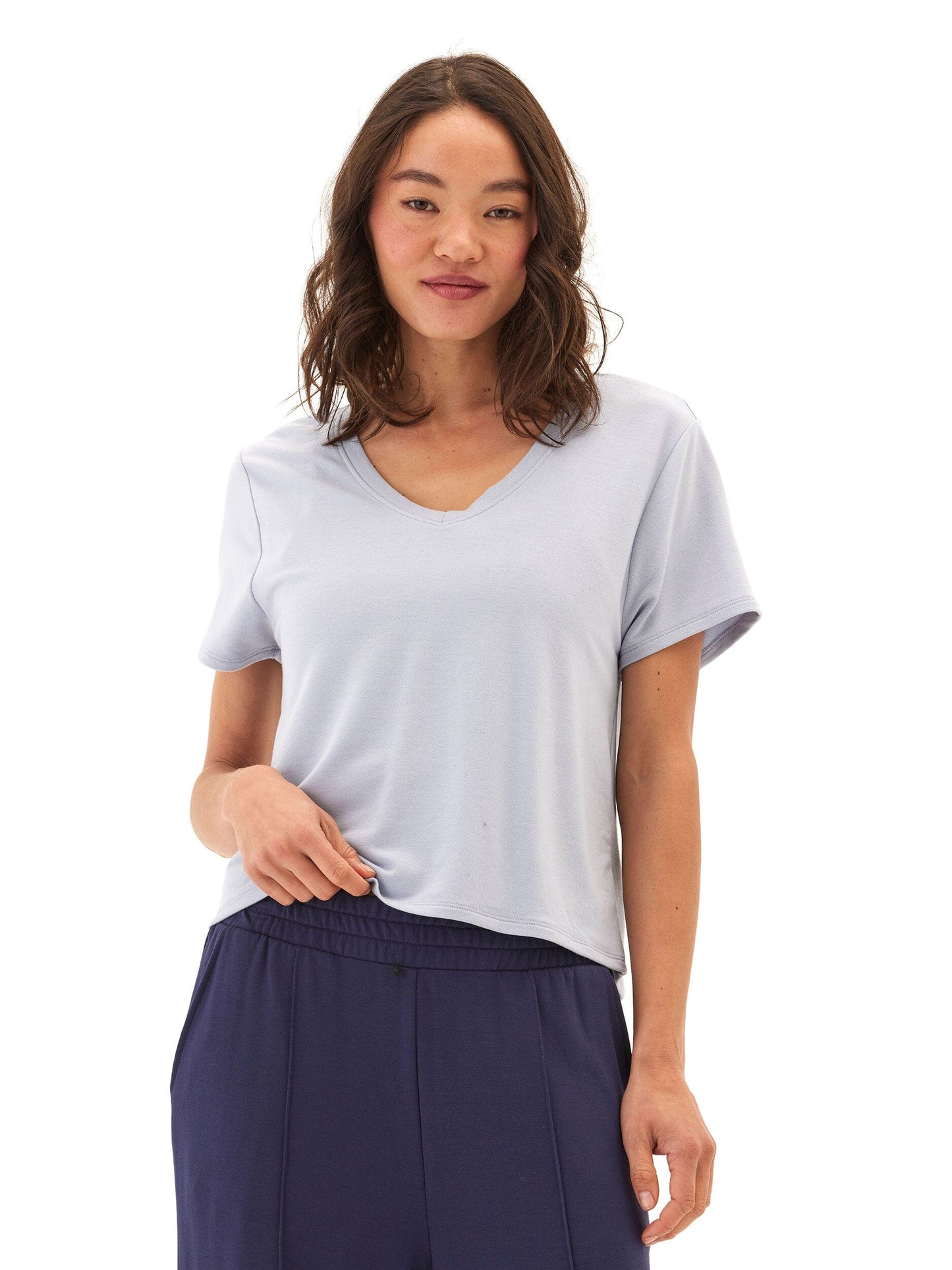 Bettine Modal Terry V-Neck Tee