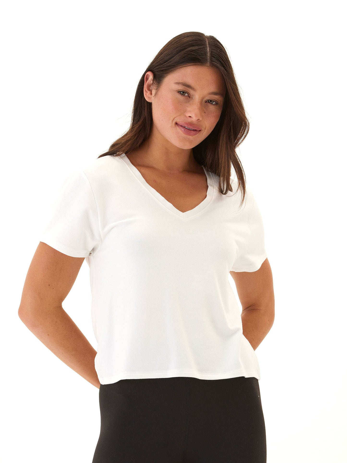 Bettine Modal Terry V-Neck Tee
