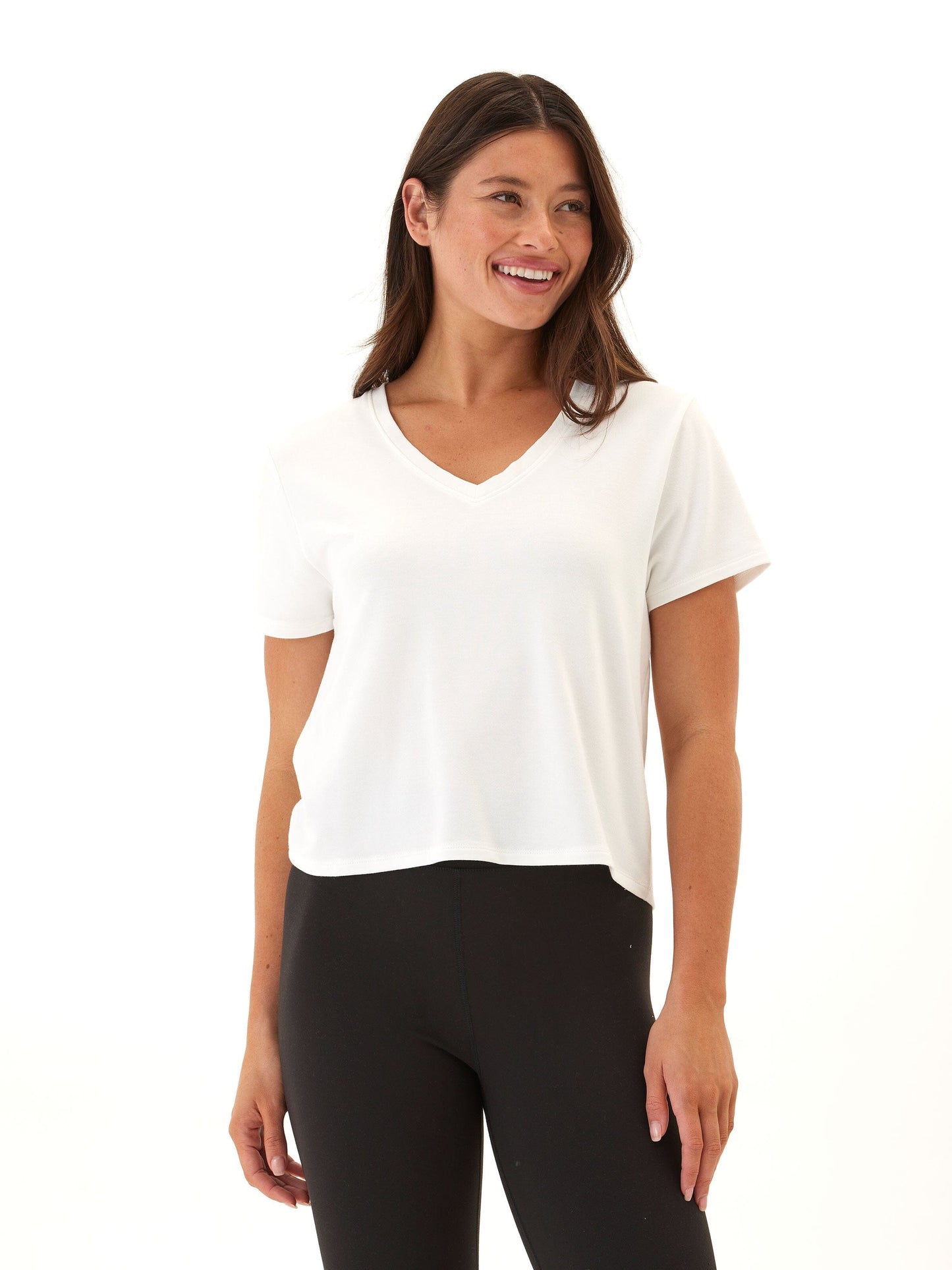 Bettine Modal Terry V-Neck Tee