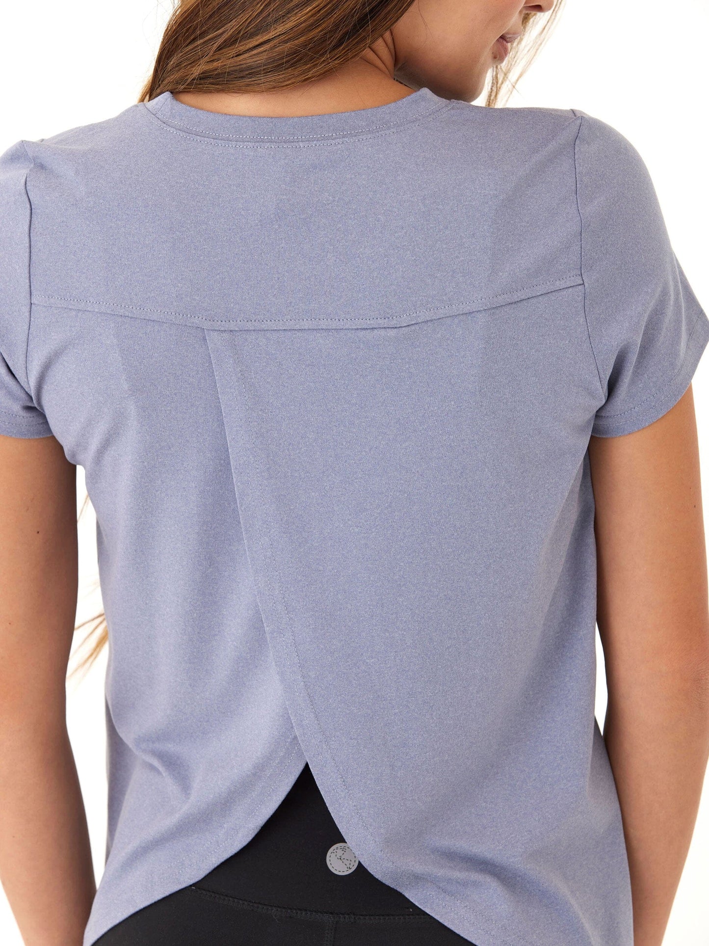 Gemella Luxe Jersey Tulip-Back Short Sleeve Top