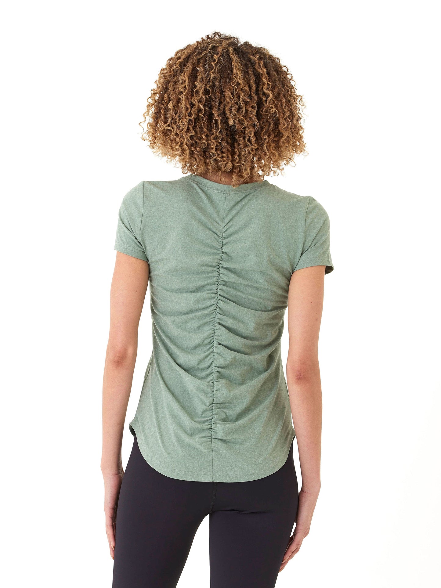 Arry Luxe Jersey Ruched Tee