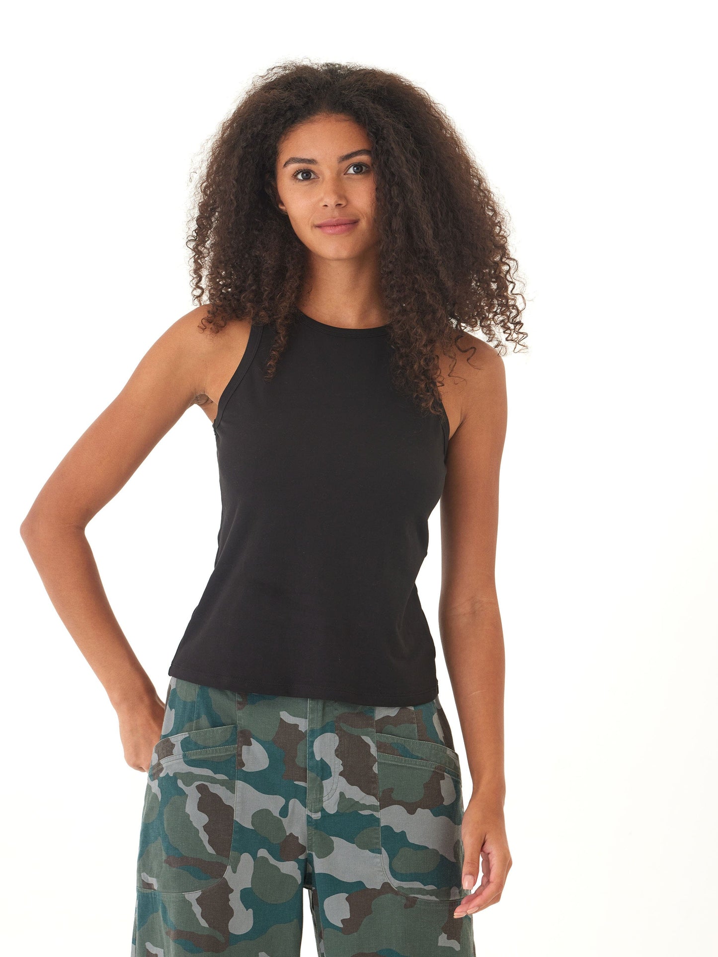 Bailey Luxe Jersey High Neck Tank