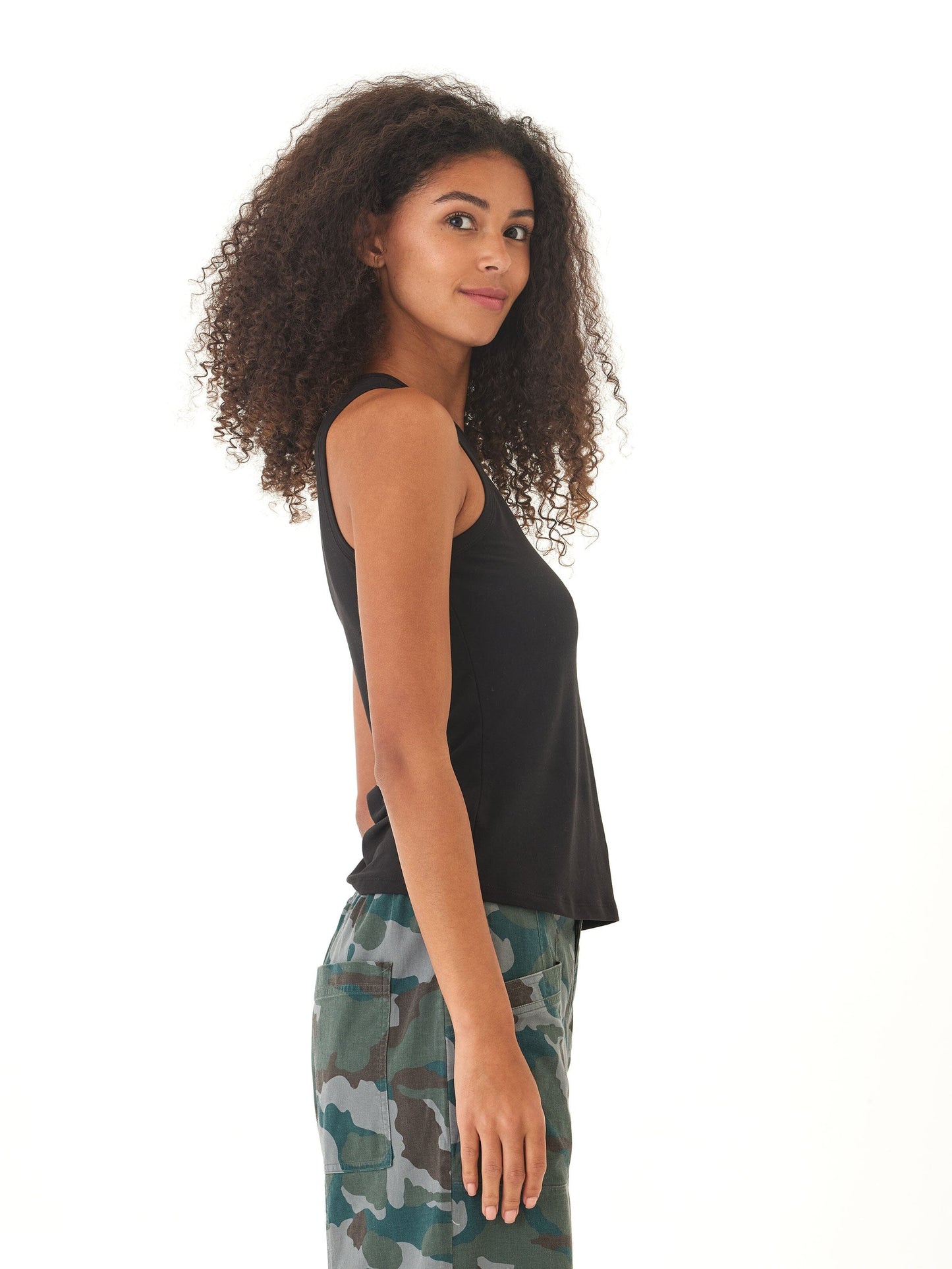 Bailey Luxe Jersey High Neck Tank