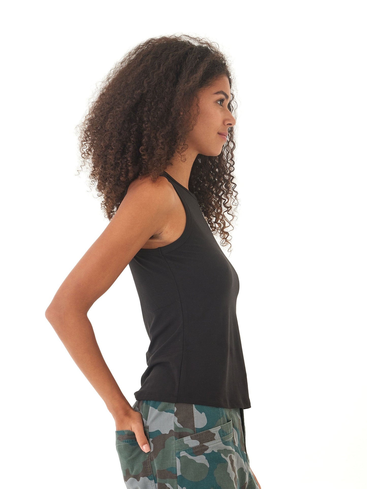 Bailey Luxe Jersey High Neck Tank