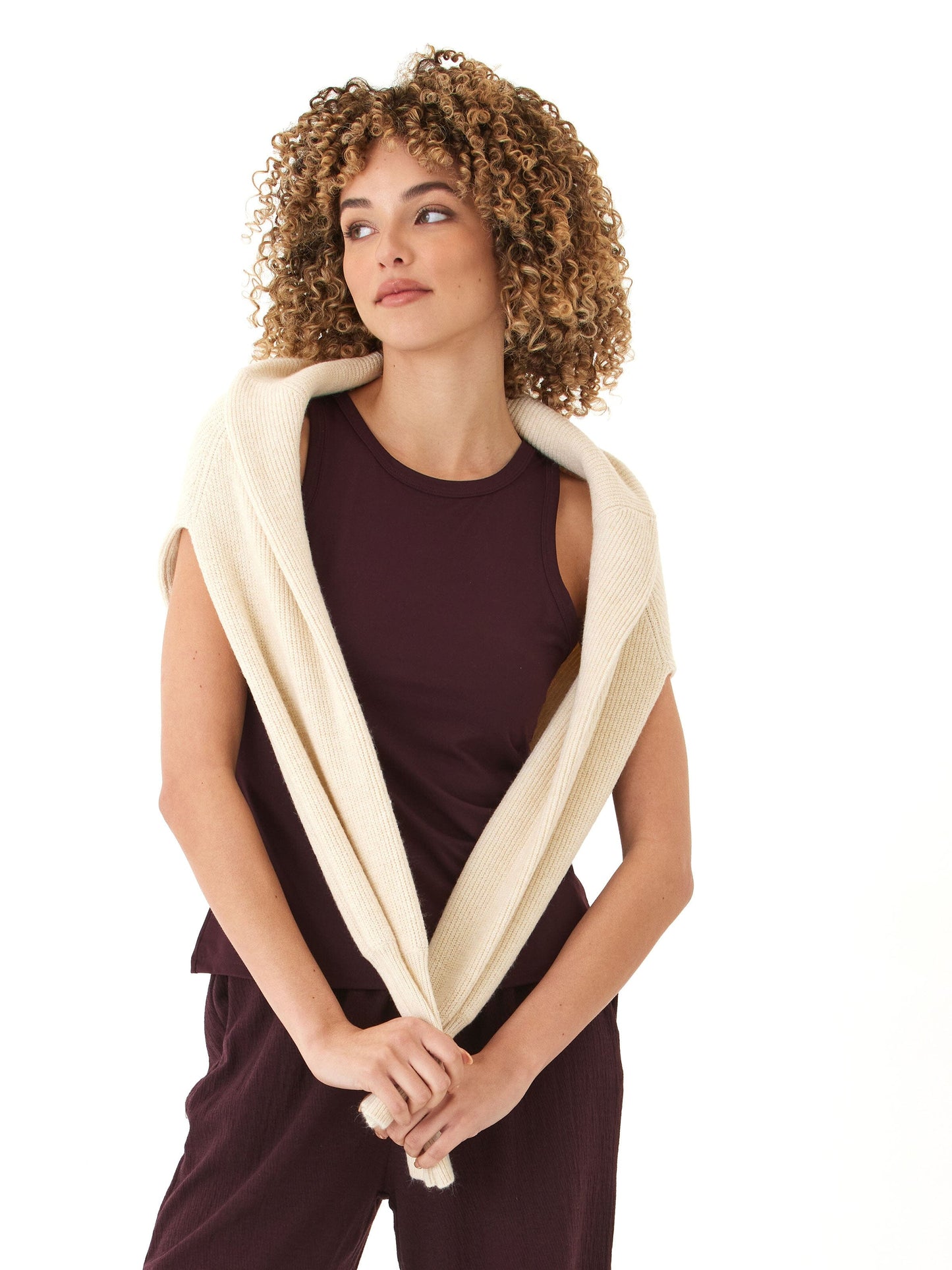 Bailey Luxe Jersey High Neck Tank