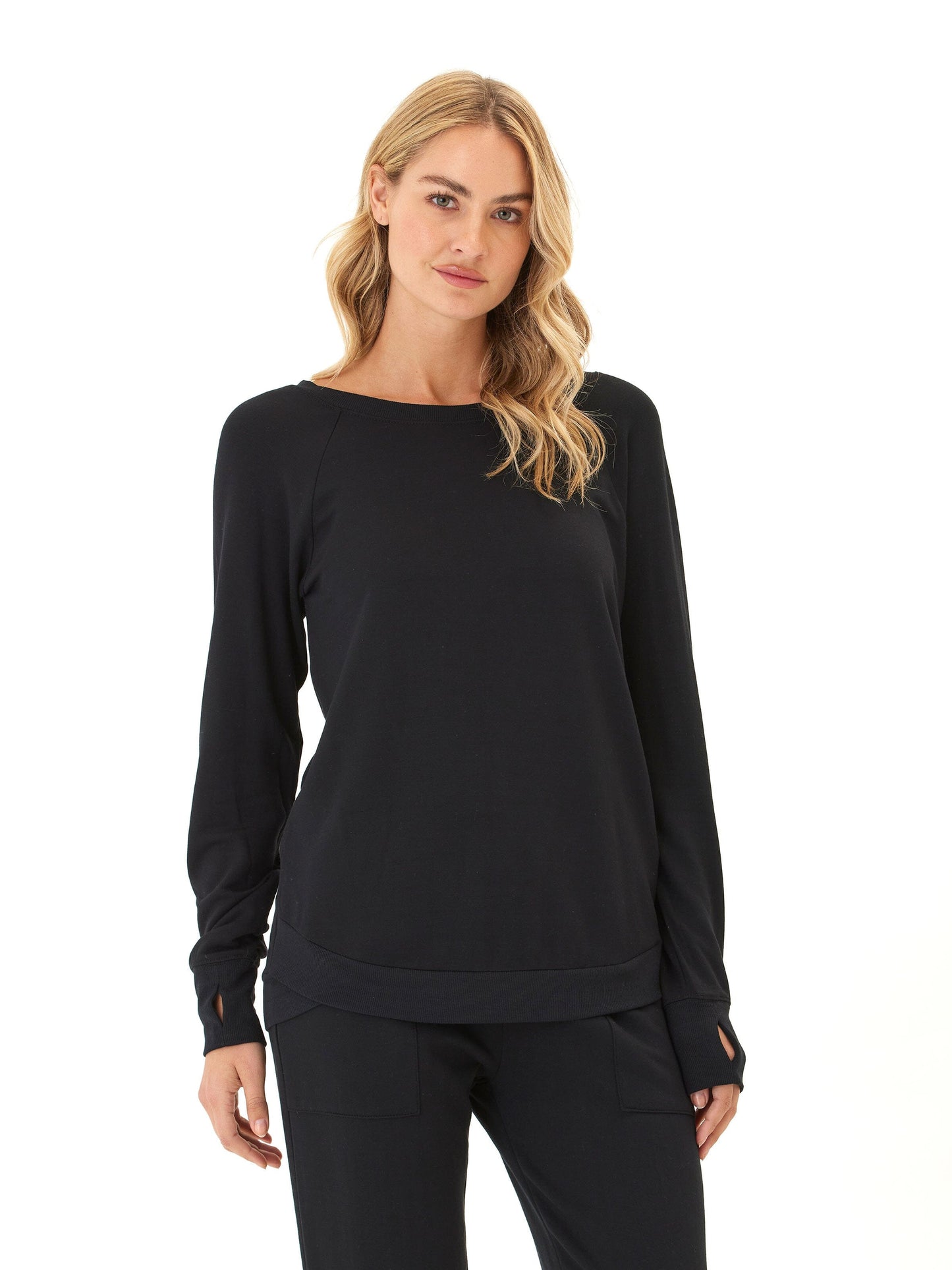 Cannon Feather Fleece Tulip Hem Tunic Sweatshirt
