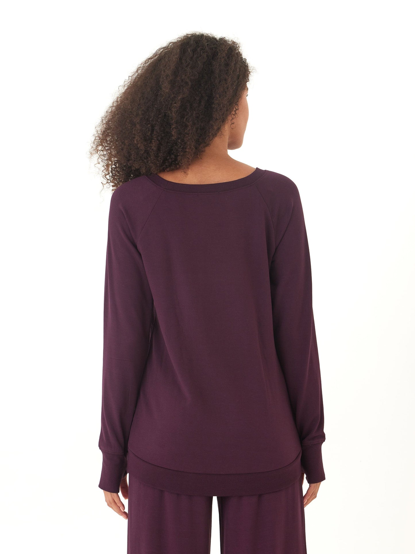 Cannon Feather Fleece Tulip Hem Tunic Sweatshirt