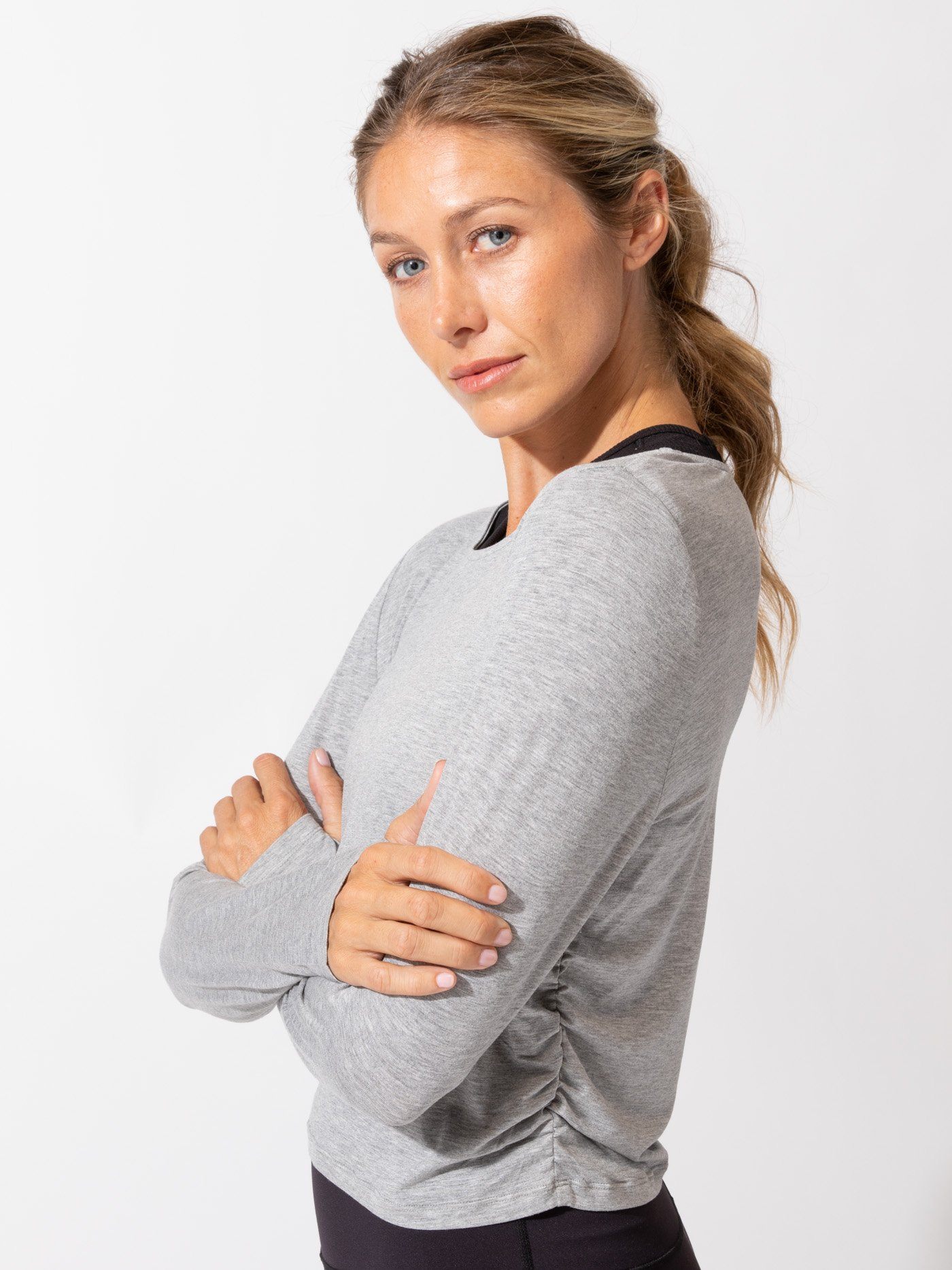 Amabella Ruched Long Sleeve