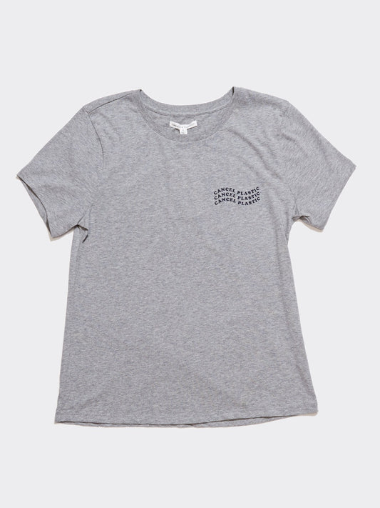Women's Invincible Wavy Cancel Plastic Tee