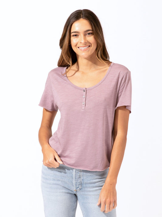 Whitlea Raw Edge Baby Henley