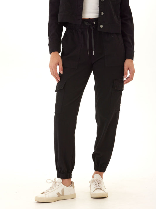 Delilah Stretch Twill Cargo Jogger 27"