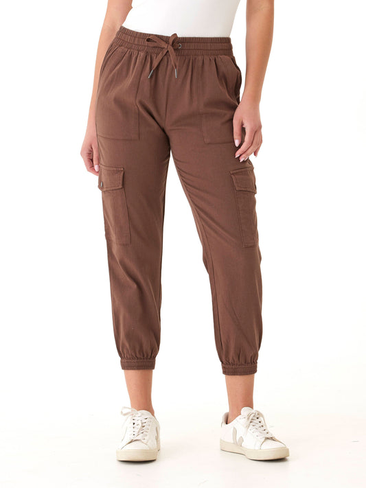 Delilah Stretch Twill Cargo Jogger 27"