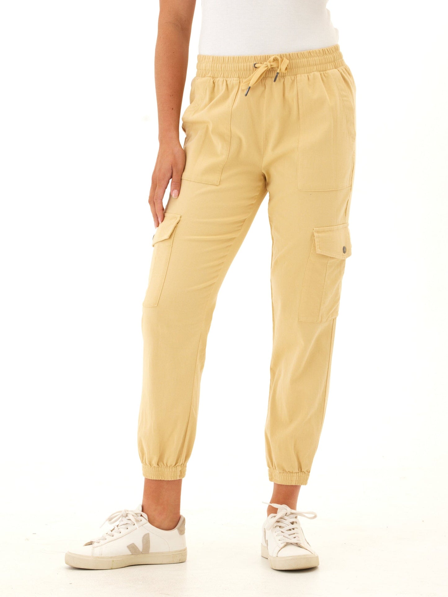 Delilah Stretch Twill Cargo Jogger 27"