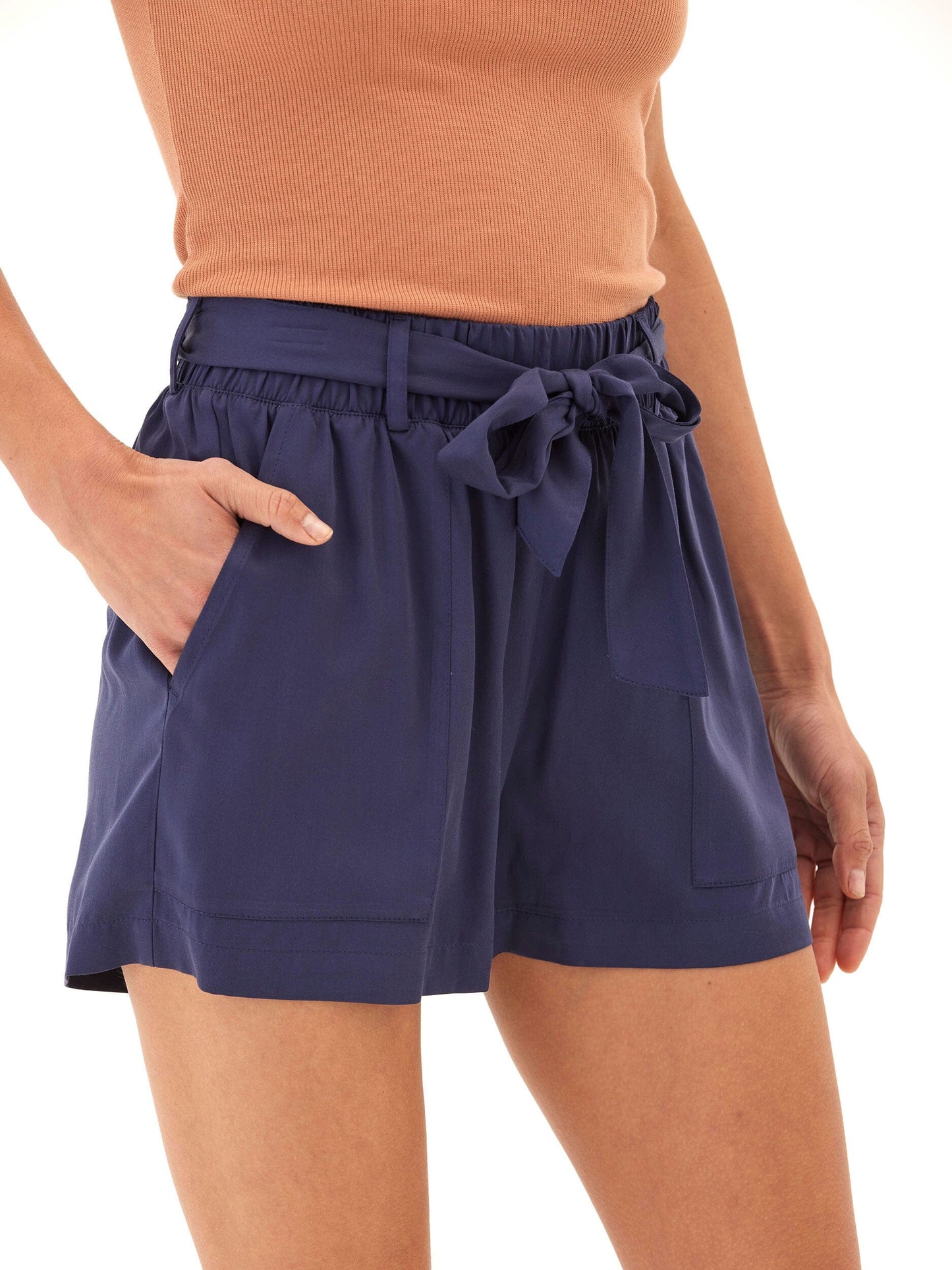 Gabrielle Eco Woven Tie-Waist Short
