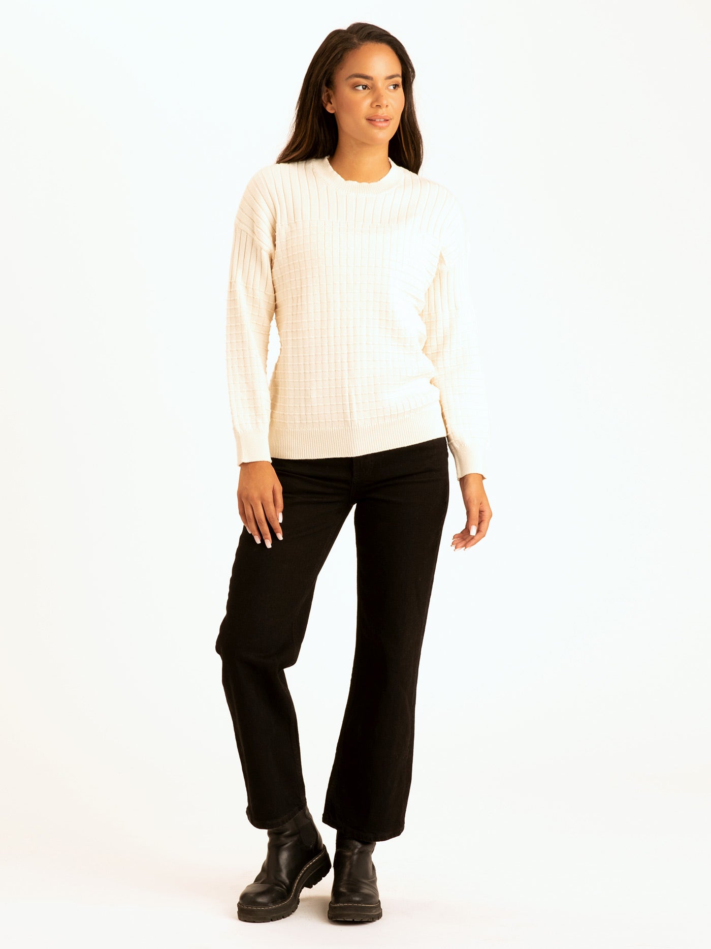 Bibiana Mixed Media Sweater