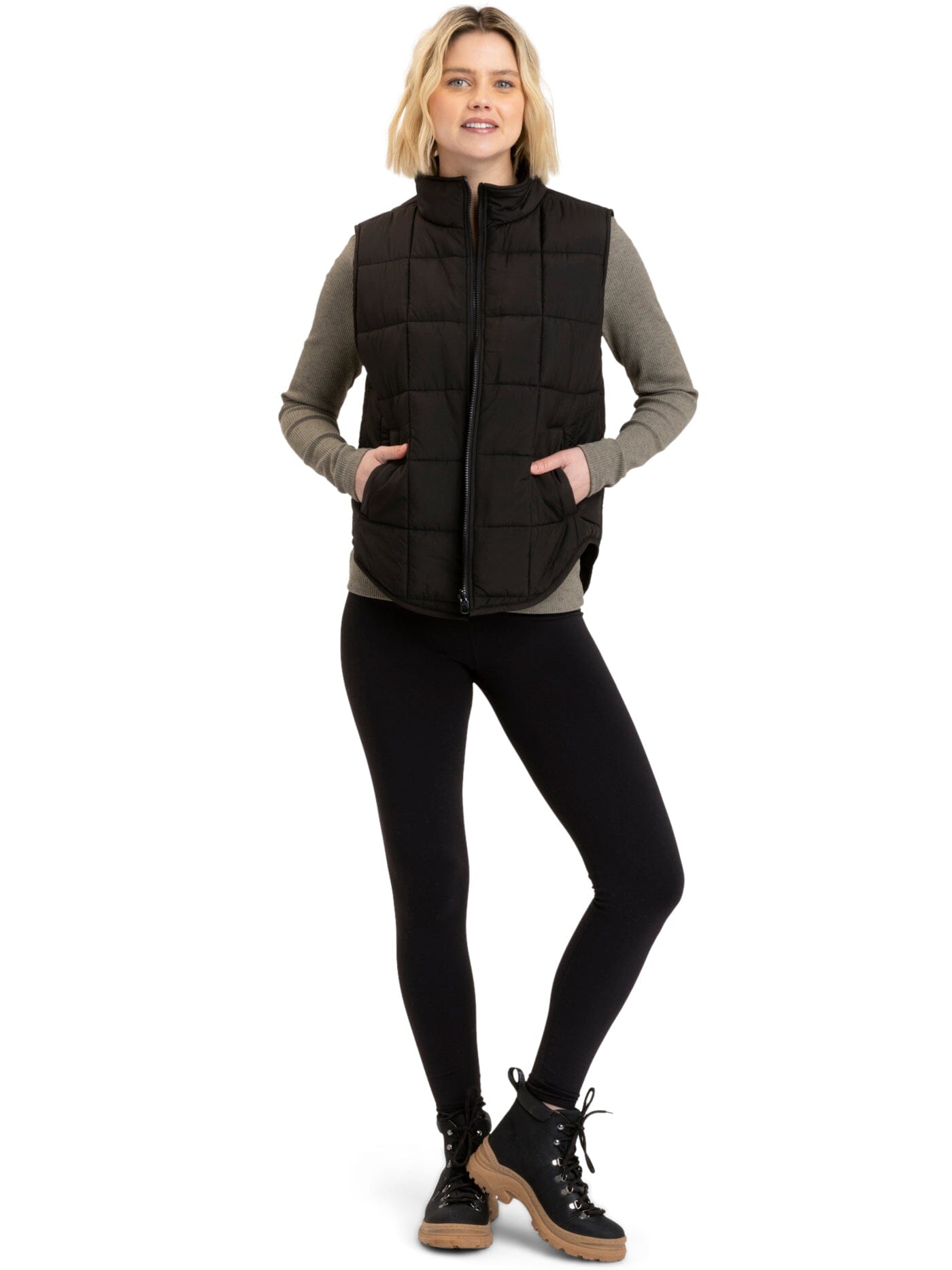 Aubri Packable Puffer Vest