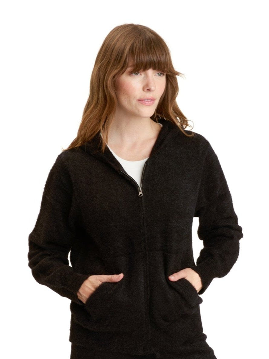 Alyce Fuzzy Knit Hoodie