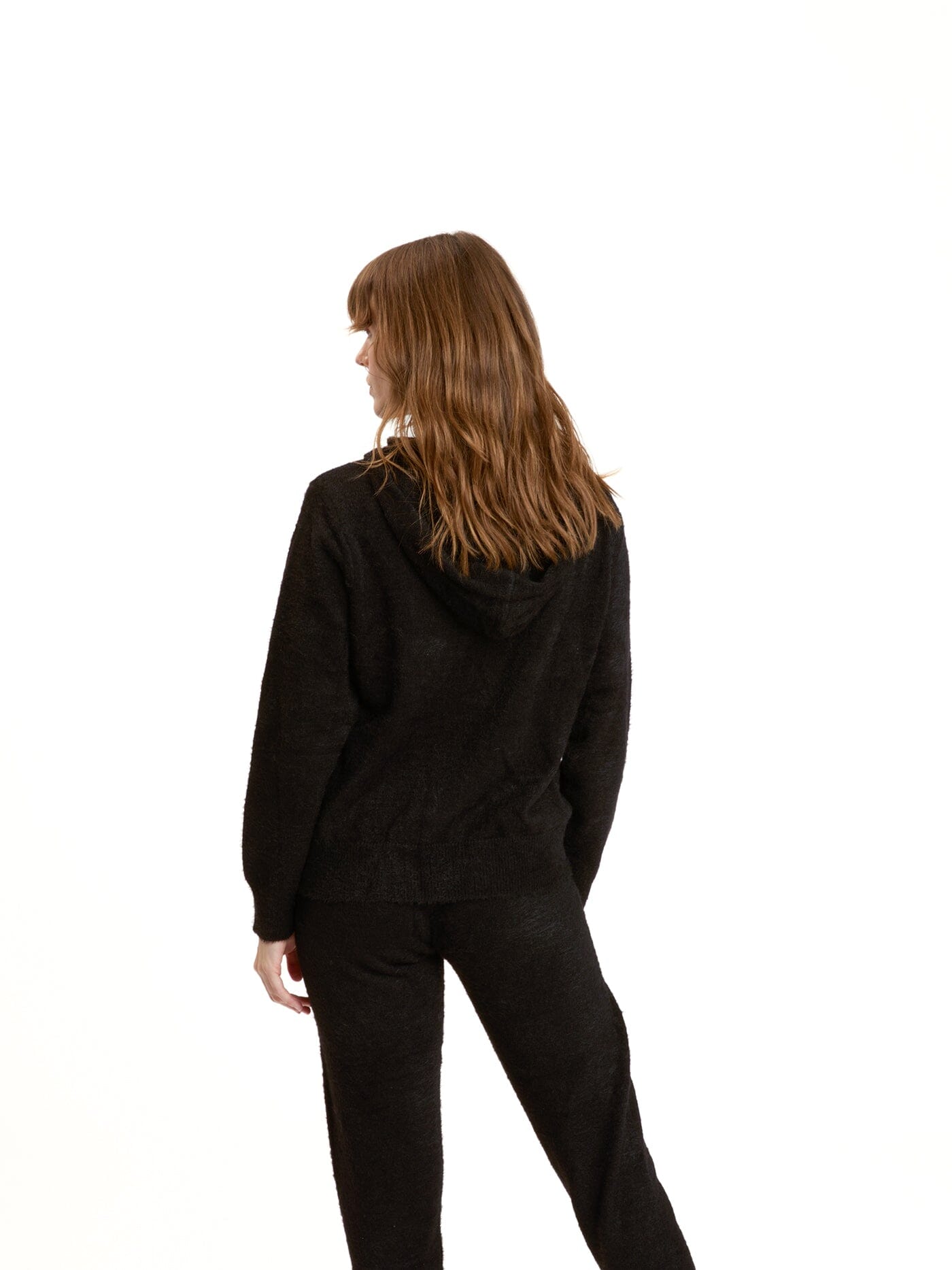 Alyce Fuzzy Knit Hoodie