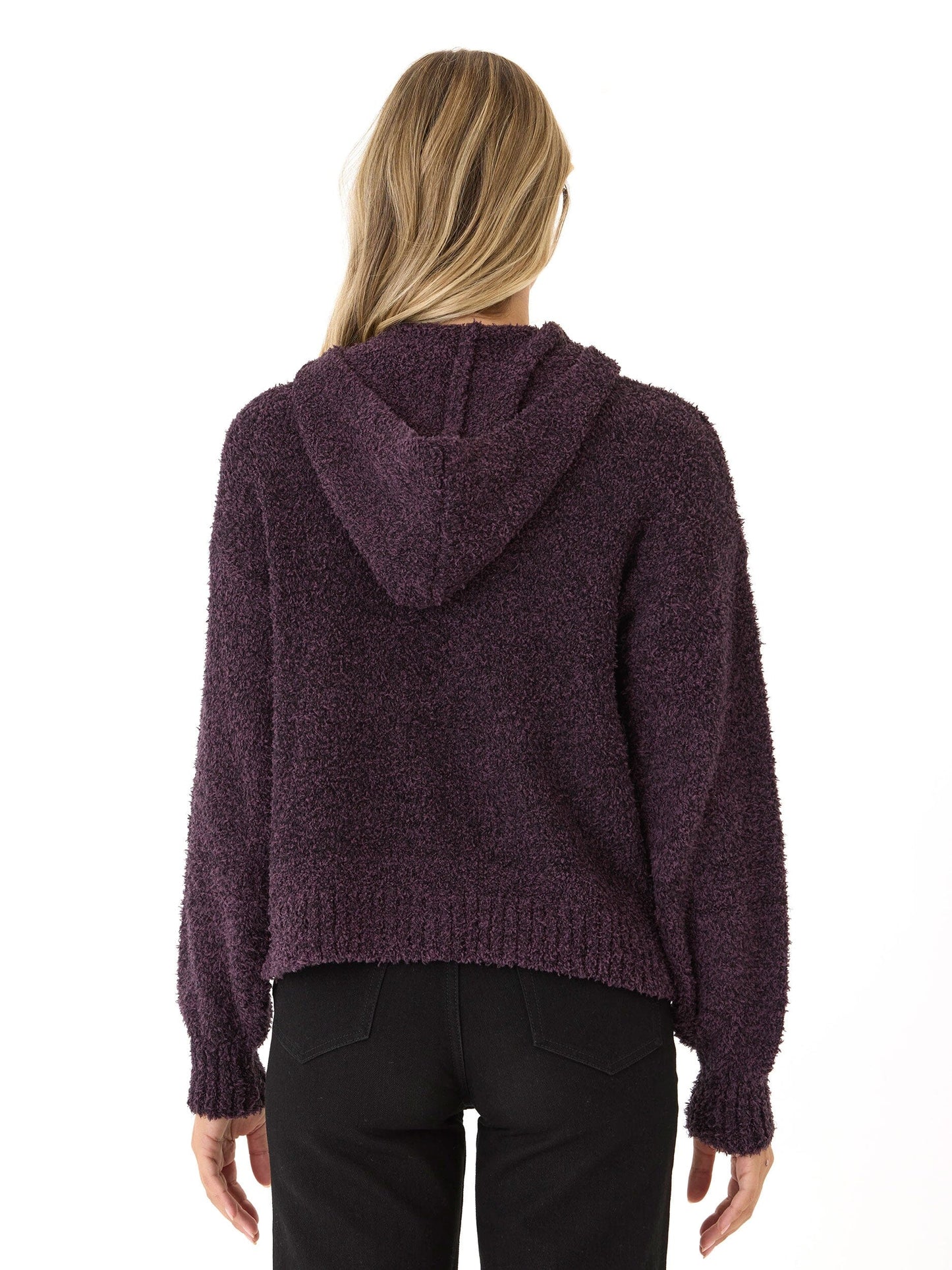Tanisha Boucle Henley Hoodie