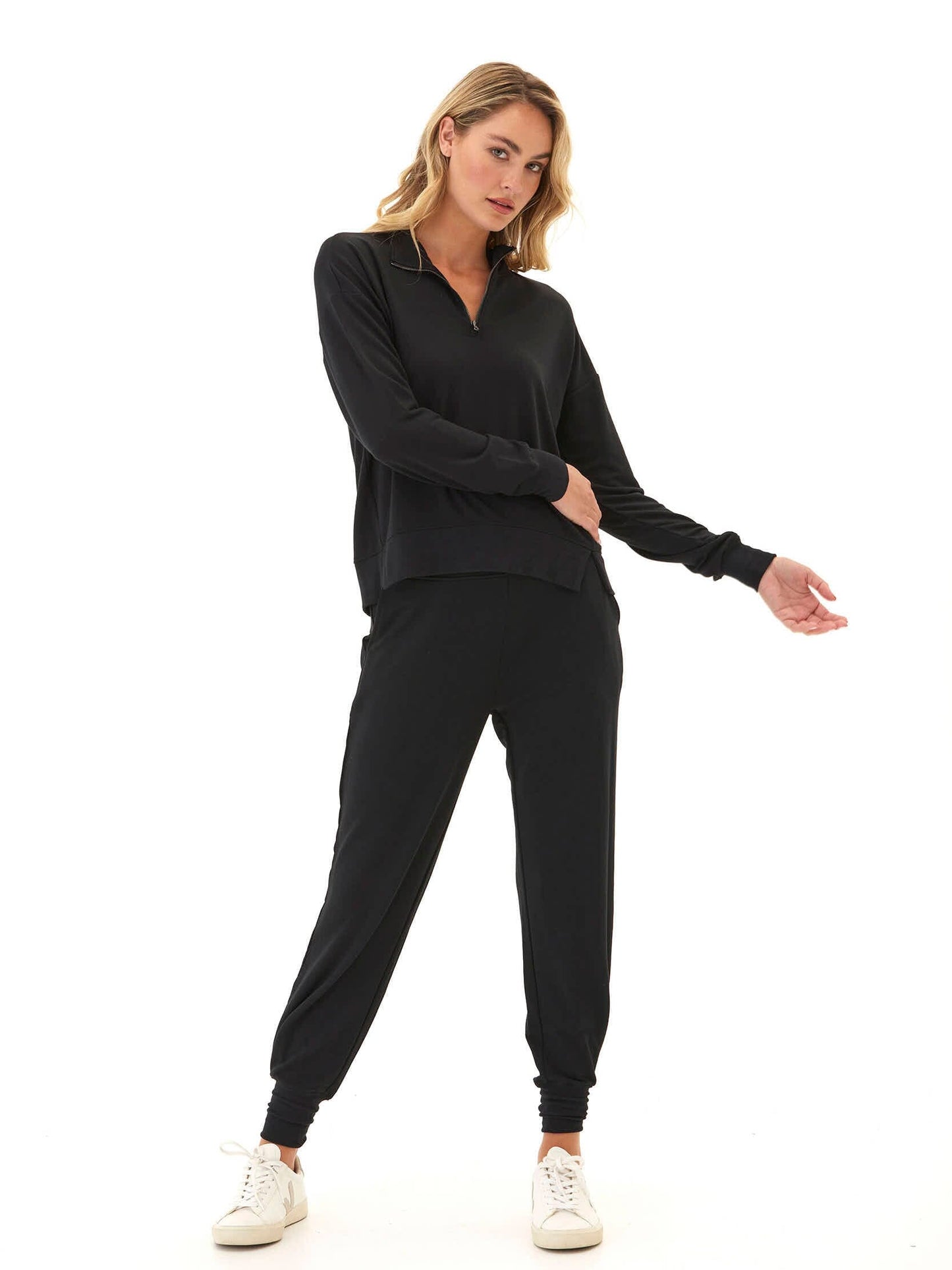 Zarina Modal Terry Tulip-Hem Jogger