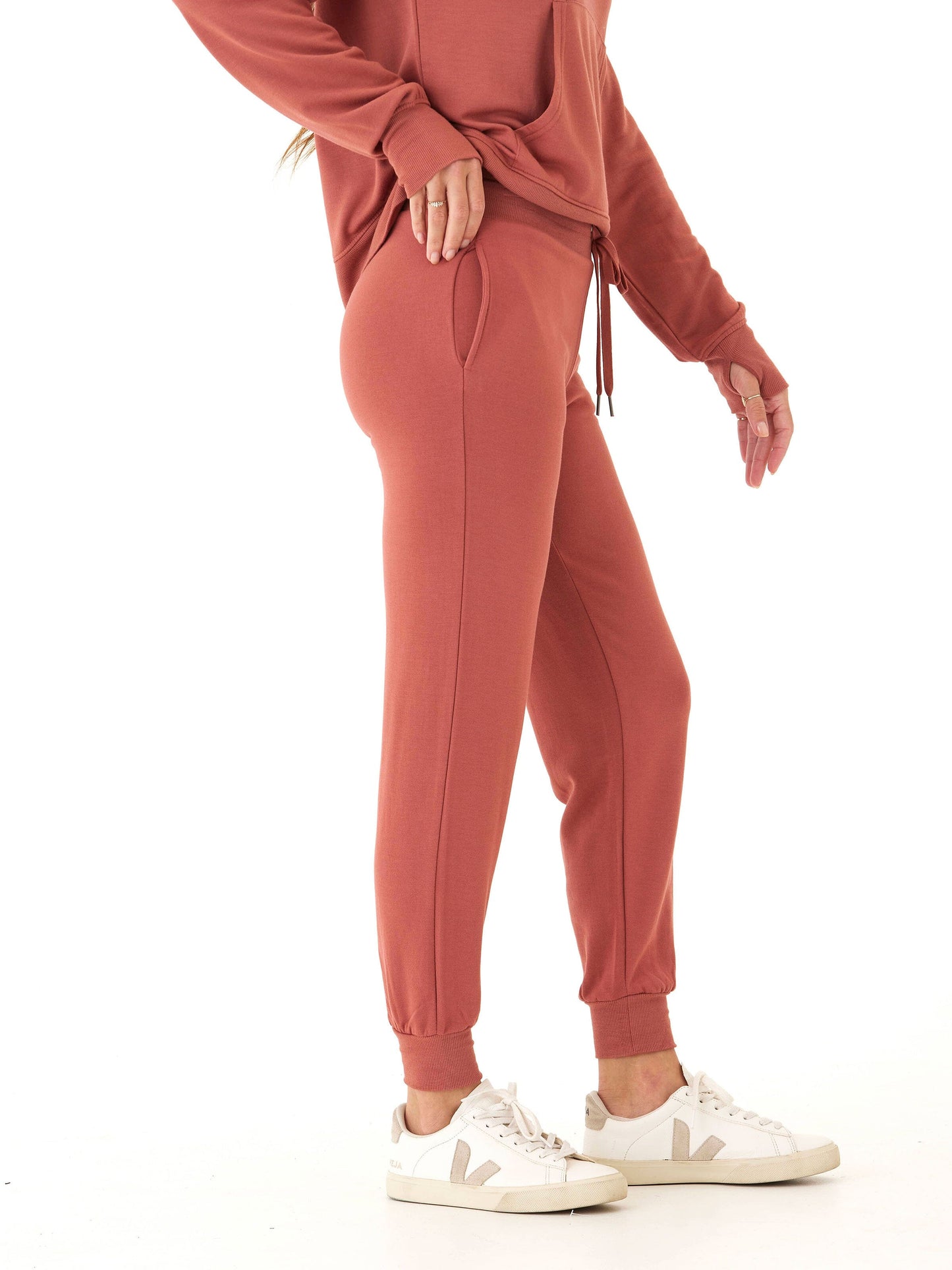 Connie Feather Fleece Jogger