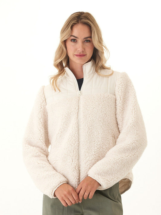 Catherine Puffer Sherpa Mix Jacket