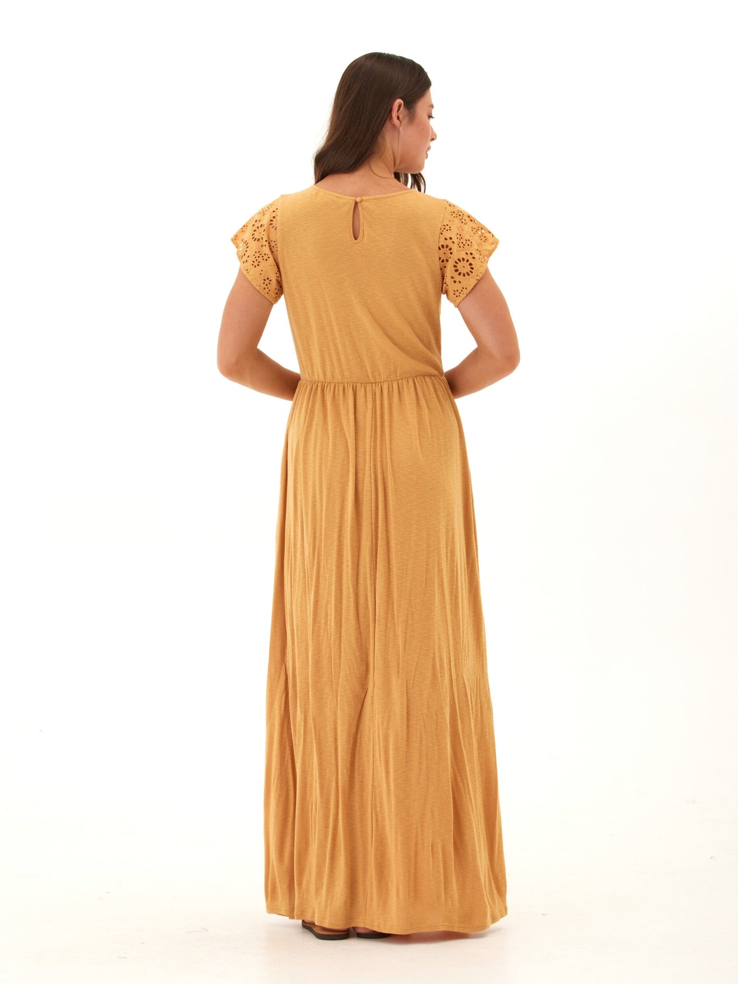 Alondra Textured Slub Jersey Dress