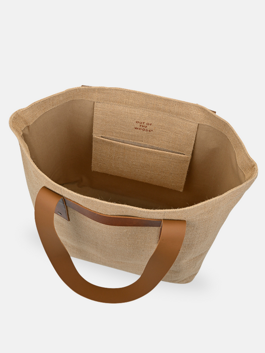 Jute T-Strap Tote
