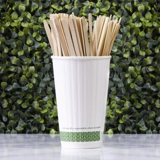 7.5in wooden stirrer(QTY: 5000)