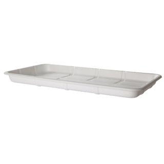 Eco-Products 25S Produce Tray 14.75X8.25X1.06 IN Sugarcane White Rectangle (QTY:200)