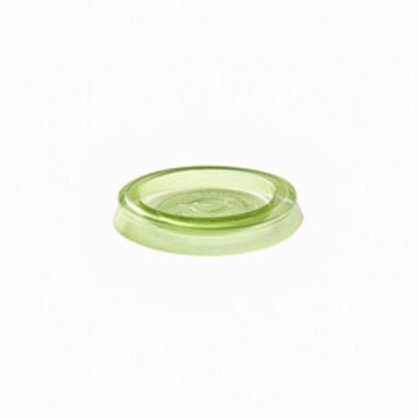 Vegware Veridian Renewable & Compostable Portion Cup Lids - 1 oz. Green (QTY:5000)