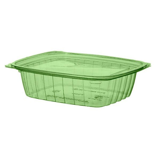 Vegware Veridian 24oz PLA two-piece deli container green (QTY:200)