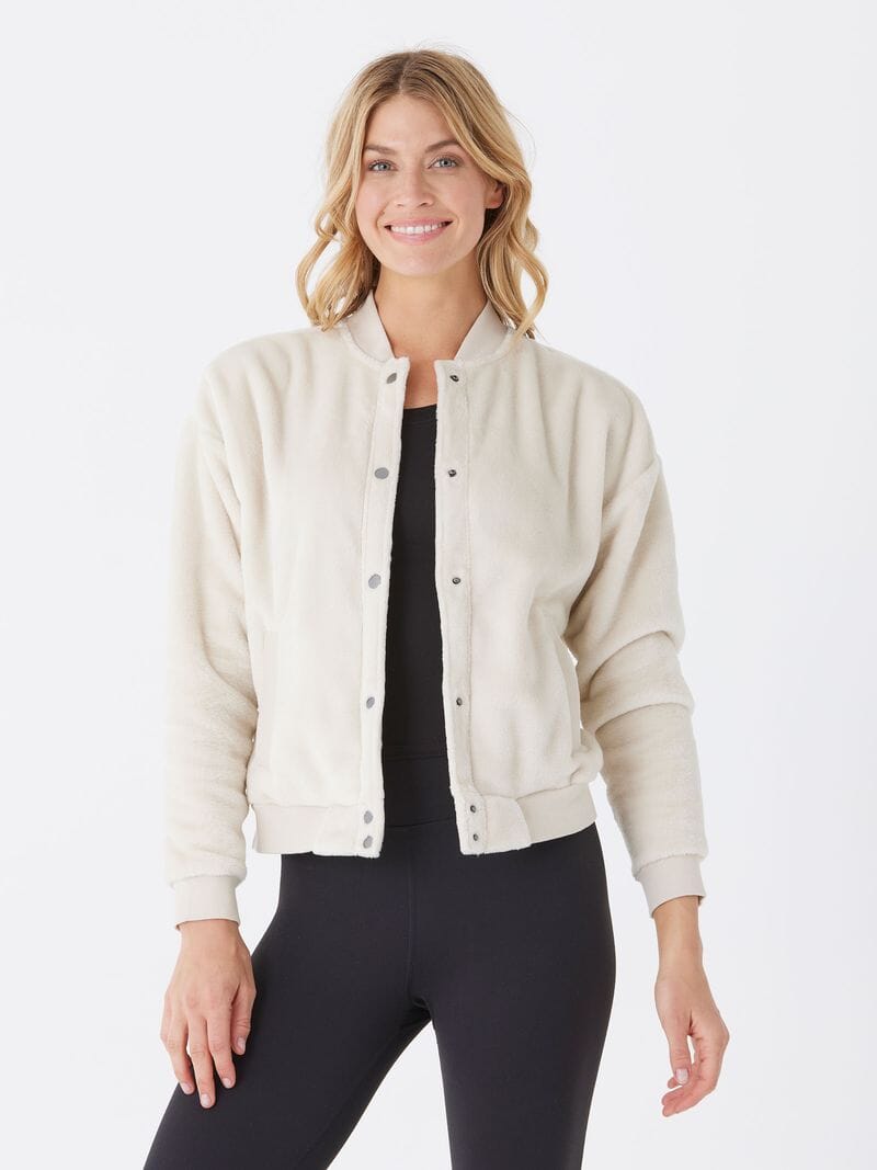 Lynette Sherpa Bomber Jacket